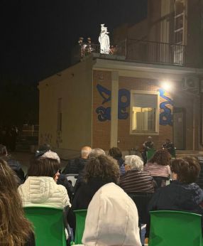 L'inaugurazione della Statua di Maria Ausiliatrice