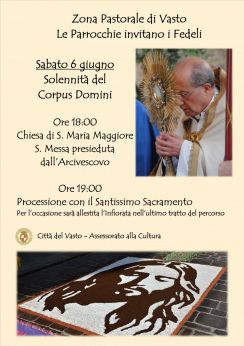 Locandina Infiorata del Corpus Domini
