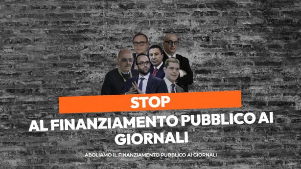 Stop ai finanziamenti pubblici