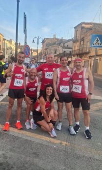 Gli atleti della Podistica Vasto