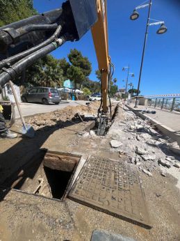 Vasto Marina: rifacimento di un tratto della rete fognaria