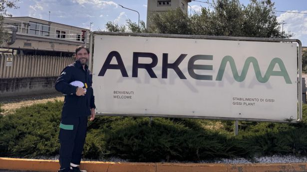 Cristiano Paolucci, direttore del sito Arkema a Gissi
