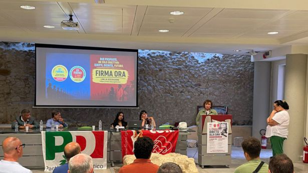 Monteodorisio: un momento del confronto promosso dal P.D.