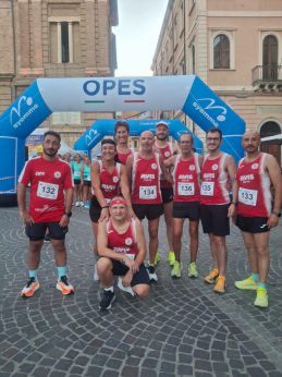 Gli atleti della Podistica Vasto