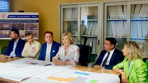 Vasto: la presentazione dei lavori programmati al "San Pio"