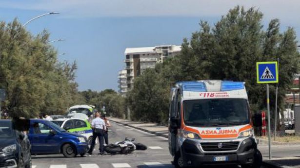 San salvo Marina: l'incrocio dove è avvenuto l'incidente