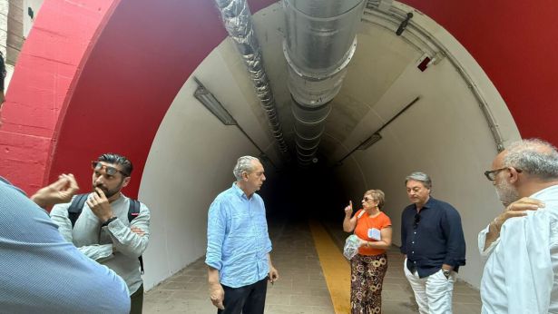 Chieti: sopralluogo di Legnini in un cantiere