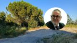 Il parco Trave e ne tondo l'assessore Barisano