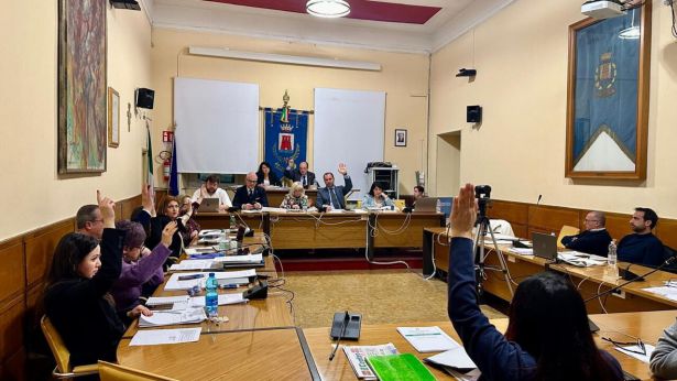 Ortona: l'aula consiliare del Comune