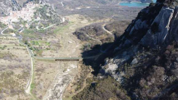 Il rendering del ponte sulla S.P.133