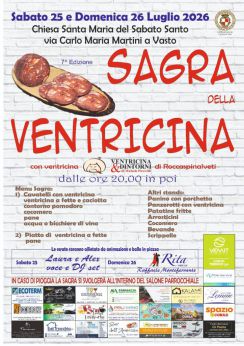 Vasto: locandina Sagra della ventricina