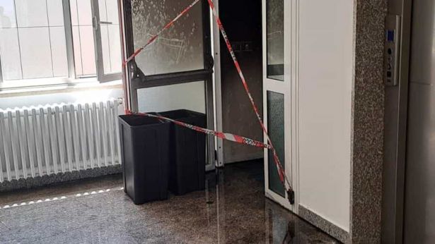 Ospedale di Chieti: l'area interessata dall'incendio