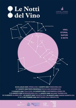 Locandina le "Notti del vino"