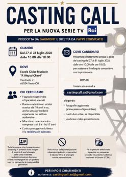 Locandina casting