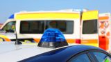 Carabinieri e ambulanza sul luogo del rinvenimento