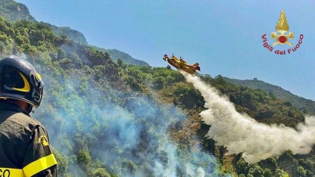 Un canadair in azione