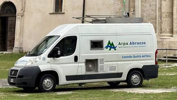 Una centralina di rilevamento dell'ARPA