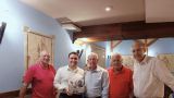Joseph Ratta con l'assessore Della Gatta, i consiglieri comunali Marcello e Forte, e Bruno D'Adamo