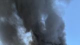 Cupello: il capannone avvolto dalle fiamme