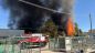 Cupello: il capannone avvolto dalle fiamme