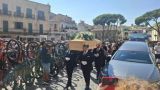 Lanciano: l'arrivo del feretro di Diomede Barchiesi