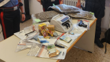 La droga sequestrata dai Cc