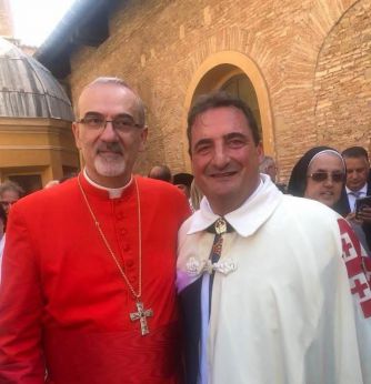 Monaco con il Card. Pizzaballa