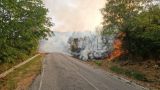 Incendio sotto Furci
