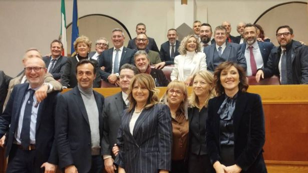 Gli esponenti del centrodestra
