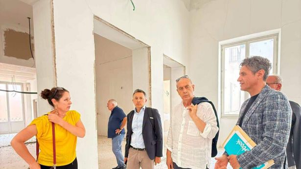 Sopralluogo di amministratori e tecnici