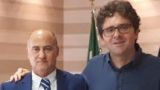 Il Dott. Toma e il Sindaco Menna