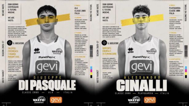 Vasto Basket: i due nuovi arrivati