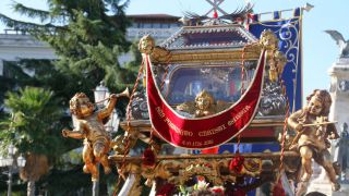 L'urna contenente i resti di San Fortunato