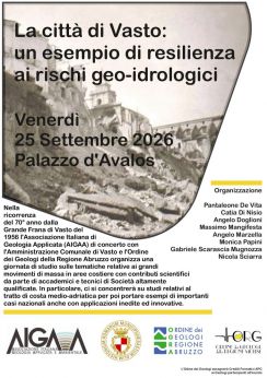 Locandina convegno frana