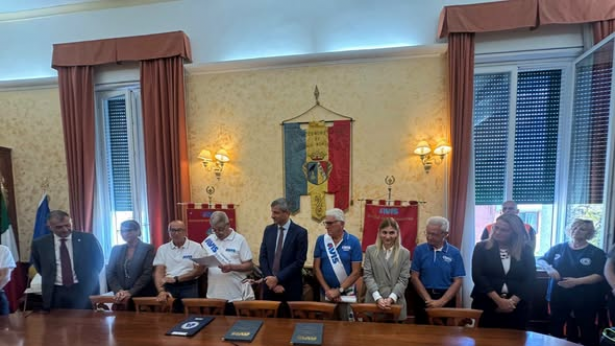 Il gemellaggio tra l'Avis Vasto con l'Avis di Guidonia Montecelio