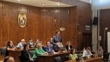 Menna nel corso del suo intervento