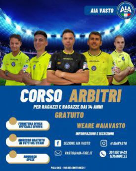 Locandina corso arbitri