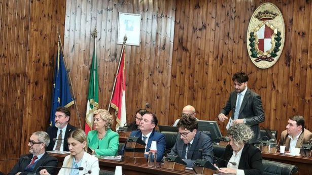Vasto: l'aula del Consiglio Comunale