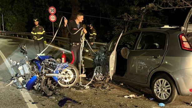 Una impressionante immagine del tragico incidente