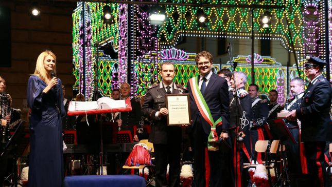 Vasto: cerimonia di consegna della cittadinanza Onoraria all'Arma dei Carabinieri