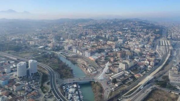 Pescara vista dall'alto