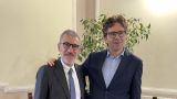 Luciano D'Amico e Francesco Menna