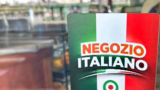 Adesivo di Negozio Italiano