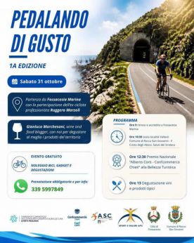 Locandina "Pedalando di Gusto"