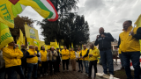 L'Aquila: la protesta degli agricoltori