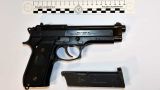 La pistola sequestrata