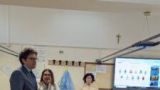 Il Sindaco Menna in visita all'Istituto Palizzi
