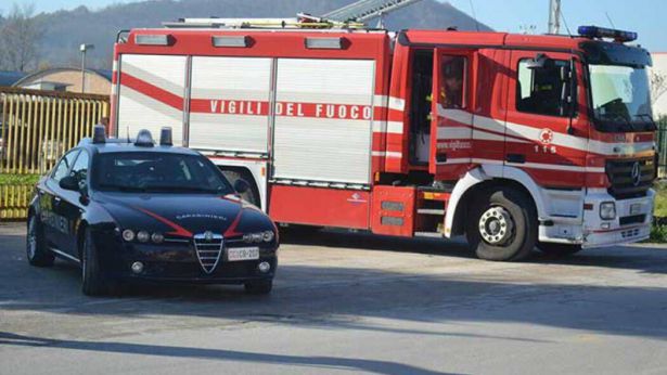 Carabinieri e Vigili del Fuoco