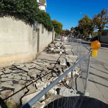 Vasto: nuovi marciapiedi in via S.Caterina da Siena